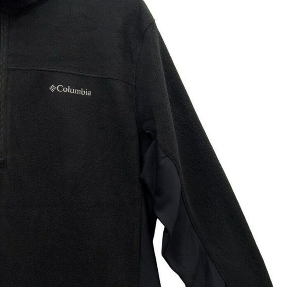 Columbia Men's Black Klamath Range II Half Zip Microfleece Pullover  Size L - Picture 4 of 13